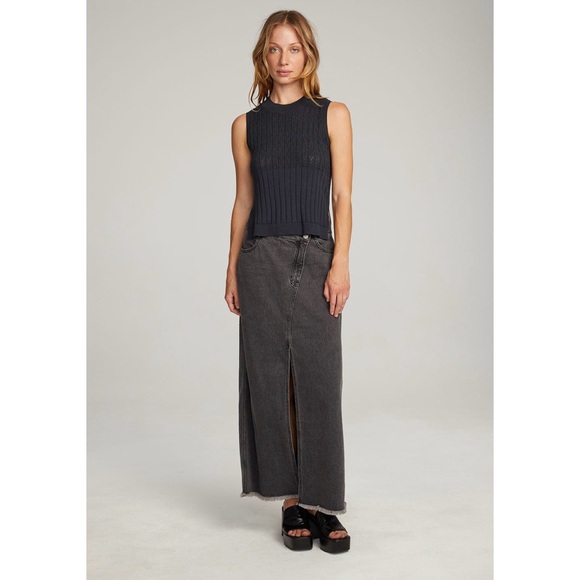 Chaser Cody Licorice Knit Tank Top - Picture 2 of 16